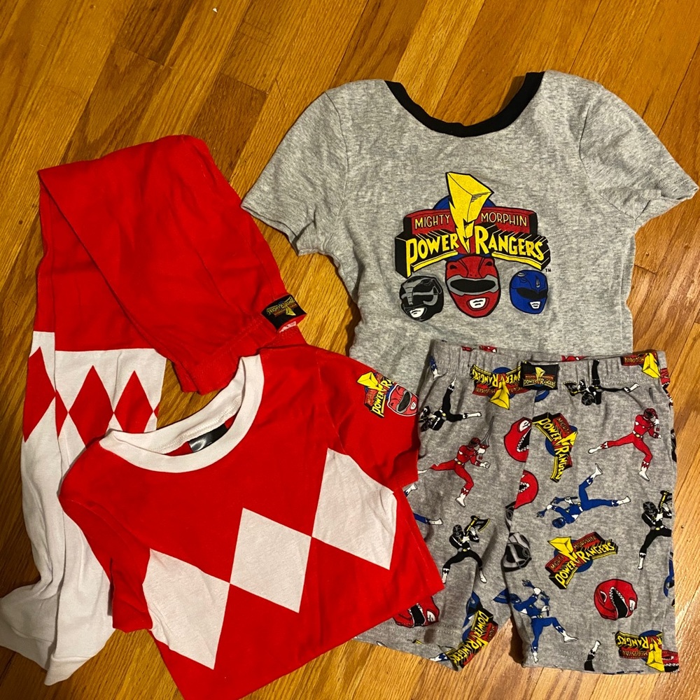 Power Ranger 4 piece Pajama set
